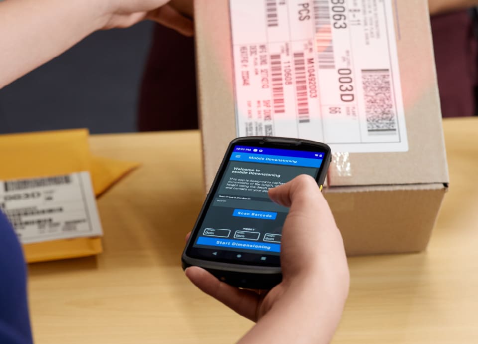 Havensight Inventory One mobile app interface running on a Zebra TC53 device